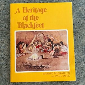 📕Vintage Out of Print A Heritage of the Blackfeet [McCracken], Western Decor